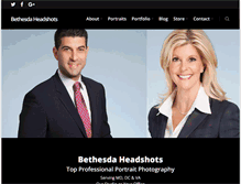 Tablet Screenshot of bethesdaheadshots.com